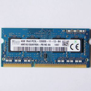 Rams SK Hynix 4GB 1RX8 PC3L12800S HMT451S6AFR8APB DDR3 1600MHz 1.35V SODIMM 240PIN