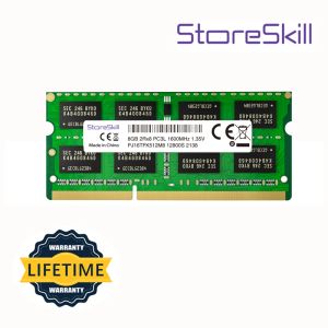 Rams Storeskill Sodimm Memory DDR3L 2 Go 4 Go 8 Go 10600 1333 12800 1600 pour DDR3 Mémoria RAM de l'ordinateur portable DDR3