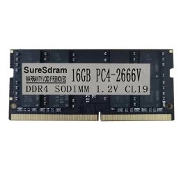 RAMS SURESDRAM NIEUW DDR4 RAM 16GB 2666MHz voor Intel -laptop DDR4 PC421300 CL9 260PIN SODIMMM