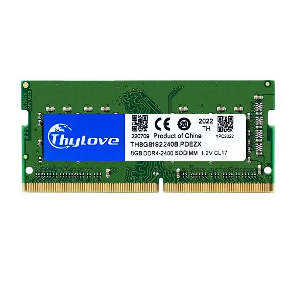Rams Thylove Memoria RAM DDR4 8 Go 4 Go 16 Go 2400 MHz 2133 2666 3200MHz Mémoire d'ordinateur portable High Performance