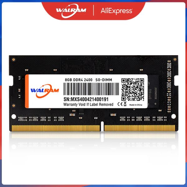 Rams Walram Ram Memory DDR4 4 Go 8 Go 16 Go 2400HMz 2666MHz 3200MHz 260pin 1.2 V pour ordinateur portable Compatible avec Intel et AMD