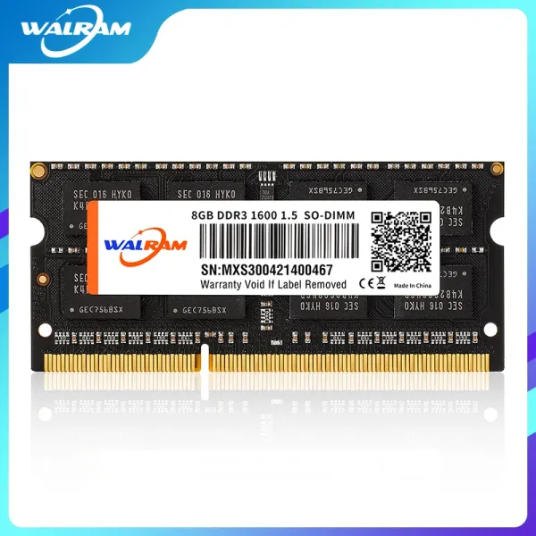 RAMS Walram Ram Memory DDR4 DDR3 4 Go 8 Go 16G ordinateur portable Memoria RAM 1600 1333 1866 MHz RAM DDR3L 2133 2400 2666MHz DDR4 Mémoire de carnet