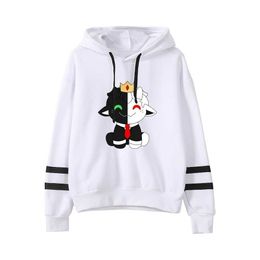 Ranboo Merch Hoodie Unisex para hombre y mujer ropa de calle Harajuku con manga sin bolsillo de talla grande