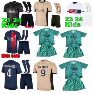 Randall Kolo Mouani camisetas de fútbol camiseta de fútbol 2024 Maillots camiseta de fútbol kit para niños conjuntos uniformes enfants LEE KANGIN O DEMBELE G.RAMOS KOLO MUANI UGARTE