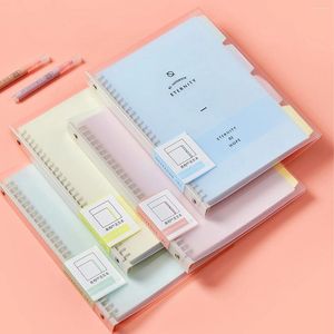 Selecteer willekeurig één A5 Student Life Notebook Binder Disachable Creative en Cute Chip vervanging