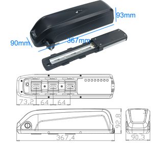 Ranger R1 36Volt 10.4Ah 12Ah 15ah 17.5ah hailong ebike batteries Frein à rétropédalage Tongsheng TSDZ1 36V 250W moteurs