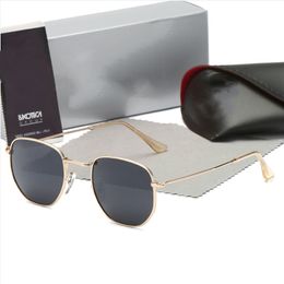Top luxe zonnebril designer heren senior brillen voor vrouwen brillen frame vintage metalen zonnebril met doos glazen lenzen ml 3548