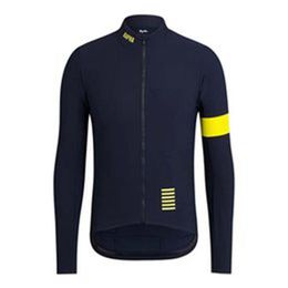 RAPHA Pro team Primavera Autunno Maglia da ciclismo a maniche lunghe da uomo Camicie da corsa su strada Equitazione Bicicletta Top Traspirante Sport all'aria aperta227i