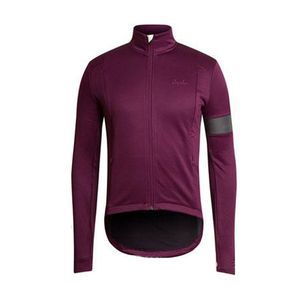 Rapha Pro Team Spring / Autum Heren Fietsen Lange Mouwen Jersey Road Racing Shirts Fietsen Fiets Tops Ademend Outdoor Sports Maillot S21050714