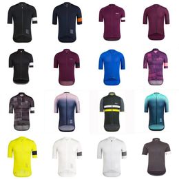 Rapha equipe camisa de ciclismo masculina manga curta camisas de corrida de estrada bicicleta topos verão respirável esportes ao ar livre maillot s21005309f