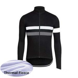 Rapha Team Mens Winter Thermal Fleece Cycling Jersey Lange Mouw Racen Shirts MTB Fiets Tops Bike Uniform Outdoor Sportswear S21050737