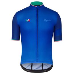Rapha Team Zomer Maillot Mens Cycling Jersey Road Racing Kleding Ademend Shirt Shirts Outdoor Bicycle Tops S21033150