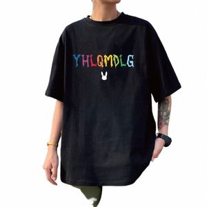 Rapper Bad Bunny Basis Klassieke Mannen Vrouwen T-shirt Cool Harajuku T-shirts Streetwear Zomer 90 S Vrouwelijke T-shirt Top tee Kleding P1MQ #