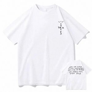 Rapper Cactus Jack Grafische Cott T-shirt Mannen Vrouwen Hip Hop Tee Fi Korte Mouw T-shirt 2024 Zomer Oversized T-shirts tops I4yV #