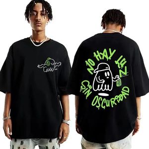 Rapper FEID FERXXO MOR NO LE TEMAS A LA OSCURIDAD T-shirt voor mannen Vrouwen Vintage T-shirts Katoen O-Neck Oversized T-shirt 240416