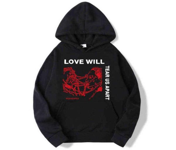 Le rappeur Lil Peep Love va nous déchirer à swets à capuche Hip Hop Streetwear Men Automne Fleep d'hiver Sweatshirts graphiques G12295390368