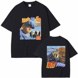 Rappeur The Notorious Big Call Me Big Poppa T-shirt Biggie Smalls prêt à mourir graphique T-shirts hommes Hip Hop surdimensionné T-shirt hauts 52BC #