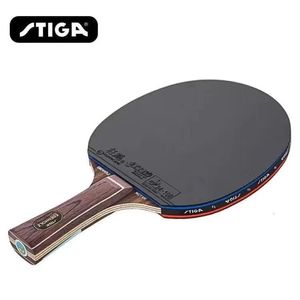 Raquets Tafeltennisraquets STIGA 1 stuks tennisracket nano carbon ebbenhout 7 metalen standaard puur houtlagen offensief professioneel 230801