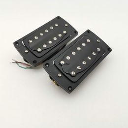 Rare 1 Set Micros Guitare Humbucker Noir Cou Et Pont Micro Guitare Électrique 4C