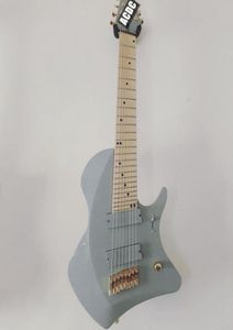 Zeldzaam 8 strings tosin abasi dieren leiders kenmerkende grijze elektrische gitaar fanned frets ebony banken van hout rozenhout 9552842