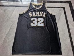 zeldzame basketbal Jersey mannen jeugd vrouwen Vintage HANNA 32 Chadwick Boseman High School College maat S-5XL aangepaste naam of nummer