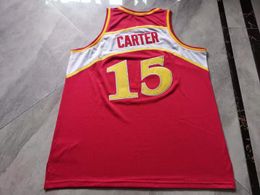 Rare maillot de basket-ball hommes jeunes femmes Vintage 15 Vince Carter lycée taille S-5XL personnalisé n'importe quel nom ou numéro