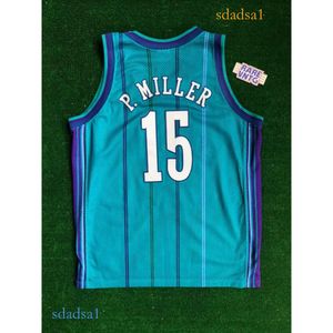 zeldzame basketball jersey mannen jeugd vrouwen vintage P. miller maat s-5xl aangepast elke naam of nummer
