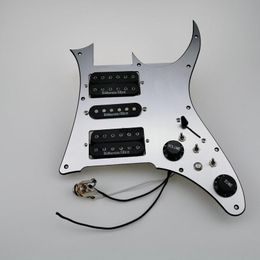 Rare sur mesure SA HSH Humbucker noir Dimar guitare micros Pickgard adapté aux micros de guitare multifonctions de la série RG Pickgard
