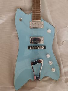 Nouveauté 6199 Billy-Bo Jupiter bleu clair Thunderbird guitare électrique accordeurs Vintage, matériel chromé