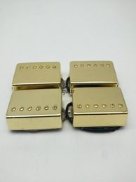 Zeldzame Gitaar Pickups Gold Classic 57 Model Alnico 5 Humbucker Elektrische Gitaar Pickups 1 Set Gitaar Parts1119617