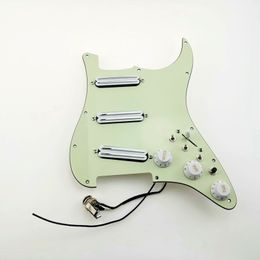 Micros de guitare Humbucker SSS Style ST rares de haute qualité, câblage Pickguard adapté à la guitare Str, 20 combinaisons de styles