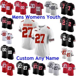 Zeldzame Ohio State Buckeyes Jerseys Archie Griffin Jersey Zach Harrison Meester Teague III Jeremy Ruckert College Football Jerseys Custom Stitch