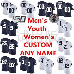 Rare Penn State Nittany Lions Maillots Sean Clifford Jersey KJ Hamler Noah Cain Jahan Dotson Ford Parsons Freiermuth Sanders Football Personnalisé