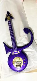 Rare Prince Love Model Guitar Floyd Rose Big Tremolo Bridge Gold Hardware Custom Made Abstract Symbol Goldtop Guitars