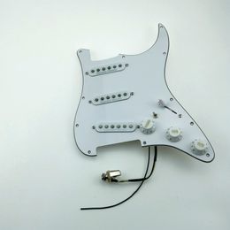 Rare SLL1 SLL1 Single Coil SSS Pickups Guitar Pickguard Câblage série multifonctionnelle Switch