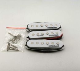 Zeldzame SSS Single Coil Vintage Elactic Guitar Pickups voor ST Guitar White WVS 1 Set in Stock1915027