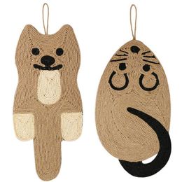 Rascador de Cuerda de yute natuurlijke para gatos, accesorios de cuerda de sisal, materiaal para rascar, juguete para rascar mascotas