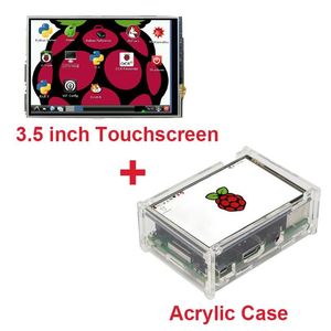 Raspberry Pi 3 Modèle B 3 5 pouces LCD TFT Écran Tactile Stylet Acrylique Boîtier Compatible Raspberry Pi 2216Y