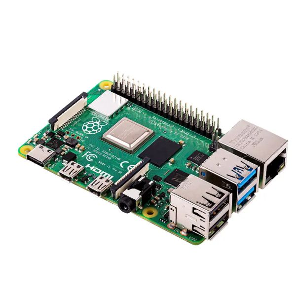 Raspberry PI 4 Modelo B Board 2GB 4GB 8GB RAM CPU 64 bits 1,5 GHz Kit de desarrollo RPI con adaptador de potencia Case ABS TF Lector de calor disipador de calor