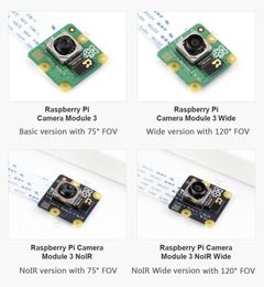 Module de caméra Raspberry Pi 3 IMX708 Module de caméra Autofocus 12MP Auto-focus IMX708 75 ou 120 FOV IR / Noir
