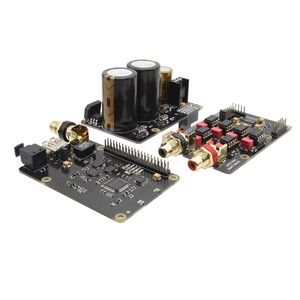 Envío gratuito Raspberry Pi Kit X10 Hifi Audio Kit-B X10 DAC Placa de expansión X10-PWR Placa de fuente de alimentación Placa X10-I2S para Raspberry P Remf