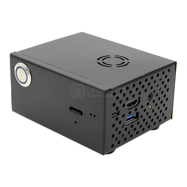 Livraison gratuite Raspberry Pi X820 V3.0 Carte de stockage SSDHDD SATA Boîtier / boîtier en métal assorti + Commutateur de commande d'alimentation + Kit de ventilateur de refroidissement