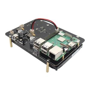 Livraison gratuite Raspberry Pi X830 Carte d'extension de stockage SATA HDD 35 pouces avec kit adaptateur secteur USB 30 19V 2A pour Raspberry Pi3 modèle B Qwqm