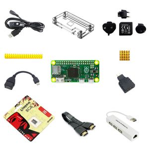 Freeshipping Raspberry Pi zero Pi0 Board Version 1.3 Linux with case Heatsinks power OTG H-DM-Ietc