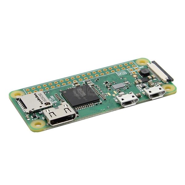 Livraison gratuite Raspberry Pi Zero W (sans fil) WIFI + Bluetooth 1 GHz CPU 512 Mo de RAM Carte mère Carte de démonstration | Carte d'origine Raspberry Pi 0