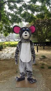 Costume de mascotte de rat tenue de jeu de fête tenue publicitaire Halloween costume de fourrure tenues de dessin animé