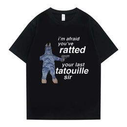 Ratatouille Grafische Print T-shirts Im Afeaid Youve Ratted Je Laatste Tatouille Sir T-shirt Grappige Muis Tees Mannen Vrouwen leuke T-shirt 222495