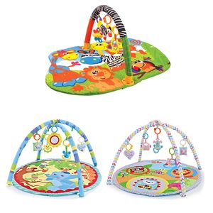 Hochets Mobiles Cadre de fitness multifonctionnel tapis éducatif pour enfants couverture rampante tapis de jeu pour bébé tapis d'activité pour enfants gym bébé jouet cadeau 230427