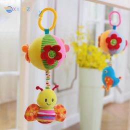 Hochets Mobiles Hochet Poussette Animaux Mignons Berceau Mobile Lit Bébé Jouets 012 Mois né Infant Suspendu Cloche En Peluche Poupées 230411