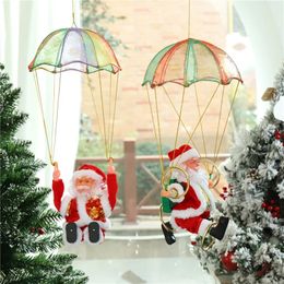 Rammelaars Mobiles ZK30 2023 Grappige dansende parachute Kerstman pop speelgoed zal zingen Elektrisch Kawaii kinderen Educatief Kerstmis 231113